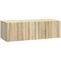 Syfax Meuble TV mural 98 x 41 x 30 cm Chêne Sonoma Bois d'ingénierie