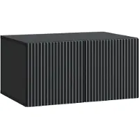 vidaXL Meuble TV mural 59,5 x 41 x 30 cm Noir