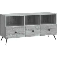 Syfax Meuble TV Sonoma gris 102 x 34,5 x 50 cm Bois d'ingénierie