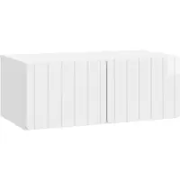Syfax Meuble TV mural 78,5 x 41 x 30 cm Blanc brillant