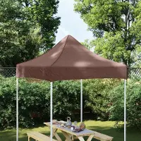 Prolenta Maison Exclusive - Toile de chapiteau 2 x 2 m, marron, 270 g/m²