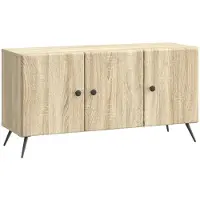 vidaXL Meuble TV en chêne Sonoma, 99 x 34,5 x 50 cm, aggloméré