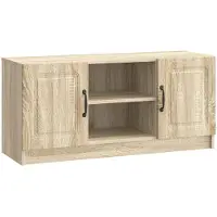 vidaXL Meuble TV en chêne Sonoma, 102 x 34,5 x 47 cm, aggloméré