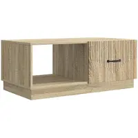 vidaXL Table basse en chêne Sonoma 90 x 50 x 37 cm, bois d'ingénierie
