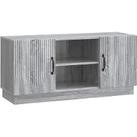 Syfax Meuble TV Sonoma gris 102 x 34,5 x 47 cm Bois d'ingénierie