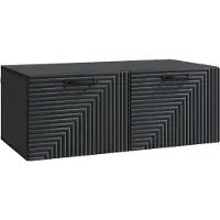 vidaXL Meuble TV mural , noir, 78,5 x 41 x 30 cm