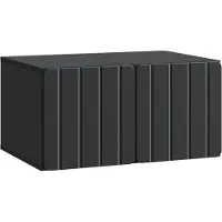 Syfax Meuble TV mural 59,5 x 41 x 30 cm Noir Bois d'ingénierie