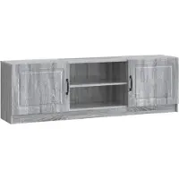 Syfax Meuble TV Sonoma gris 150 x 31 x 47 cm Bois d'ingénierie