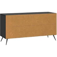 Syfax Meuble TV Noir 99 x 34,5 x 50 cm Bois d'ingénierie
