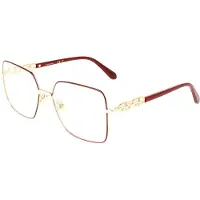Ferragamo Lunettes de Vue SF2241 56/17/145 Rose gold/burgundy Metal WOMAN SF2241