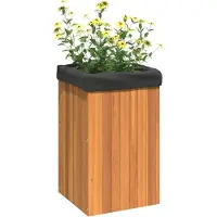 vidaXL Jardinière 35x35x60 cm bois massif d'acacia