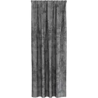 vidaXL Rideaux en velours avec tringles 2 pièces Gris 245 x 140 cm Velours