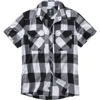 Brandit Chemise gris chiné / noir / blanc