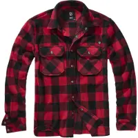 Brandit Chemise 'Jeff' rouge / noir