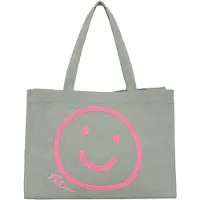 Fritzi aus Preußen sac shopper sac à épaule Easy 01 Limited Smile Canvas Shopper Jade gris-vert