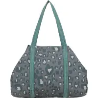 Fritzi aus Preußen sac shopper sac à épaule Simply Shopper Canvas Leo Jungle vert foncé