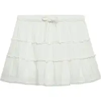 Superdry Cheesecloth Tiered Mini Skirt Blanc XL Femme