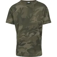 Urban Classics T-Shirt noisette / kaki / olive / noir