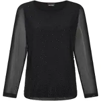 Goldner T-shirt noir