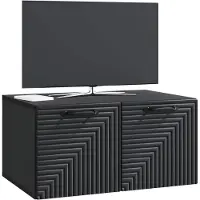 vidaXL Meuble TV mural , noir, 59,5 x 41 x 30 cm