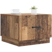 vidaXL Table basse en bois recyclé, 49 x 50 x 37 cm, matériau de bois