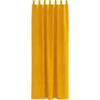 vidaXL Rideaux occultants 2 pcs Jaune moutarde 140 x 260 cm Velours
