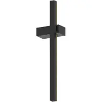 Vision Applique murale minimaliste noire 30 cm pour salon ou chambre à coucher, couleur chaude, LED 4W VISION