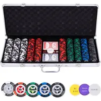 Engelhart Set de poker 500 Prestige petites coupures