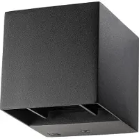 SG ARMATUREN Applique ARTES Mini sw 641747 8W 380lm 3000K dimmable IP44 86x100mm (380 lm, IP44)