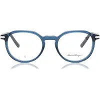 Ferragamo Lunettes de Vue SF2955 51/20/145 Crystal navy blue Acetate MAN SF2955