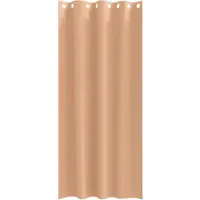 vidaXL Rideaux occultants avec anneaux 2 pcs brun clair 245 x 140 cm