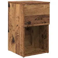 vidaXL Armoire de lit Bois ancien 29 x 31,5 x 49 cm Bois d'ingénierie