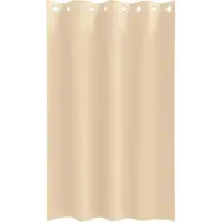 vidaXL Rideaux occultants avec anneaux 2 pcs Crème 175 x 140 cm
