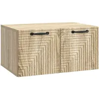 vidaXL Meuble TV mural en chêne Sonoma 59,5 x 41 x 30 cm