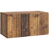 vidaXL Meuble TV mural 59,5 x 31 x 30 cm en bois recyclé