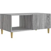 Syfax Table basse Sonoma gris 90 x 50 x 40 cm Bois d'ingénierie