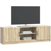 vidaXL Meuble TV en chêne Sonoma, 150 x 31 x 47 cm, aggloméré