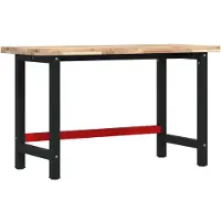 Syfax Établi 140x60x83 cm bois massif d'acacia rectangulaire