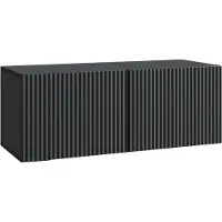 vidaXL Meuble TV mural 78,5 x 31 x 30 cm Noir