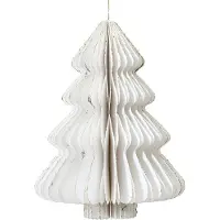 Décoris Arbre Papier Blanc Décoration Festive éco-responsable -