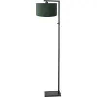 Steinhauer Lampe de table chic Stanger avec du velours vert