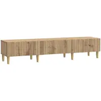 Syfax Meuble TV 147 x 34,5 x 30 cm Chêne artisanal Bois d'ingénierie
