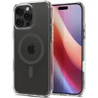 Spigen Ultra Hybrid T (MagFit) (Apple iPhone 16 Pro), Coque pour téléphone portable, Gris