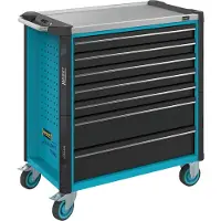 Hazet Chariot d'atelier B959xP518xH1020mm 7 tiroirs tôle acier - 179NXL-7