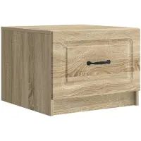 vidaXL Table basse en chêne Sonoma 49 x 50 x 37 cm, bois d'ingénierie