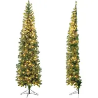 Coast Half Artificial Christmas Tree with 150 LED lights - 210 cm