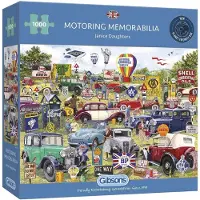 Gibsons Puzzle Motoring Memorabilia Rallye 1000 Teile