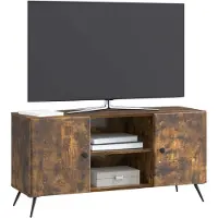vidaXL : Meubles TV de 102 x 34,5 x 50 cm, en bois imitation chêne fumé