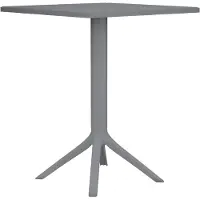 CLP Table Nuvela 60 x 60 cm, couleur:gris foncé