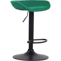 CLP Tabouret de bar Anaheim feutre noir